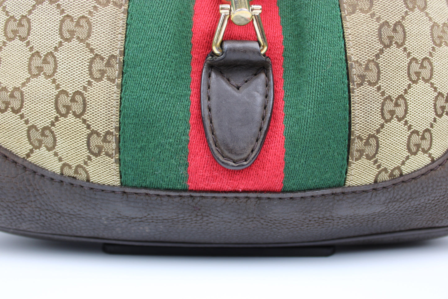 Gucci Monogram Hobo Jackie Bag
