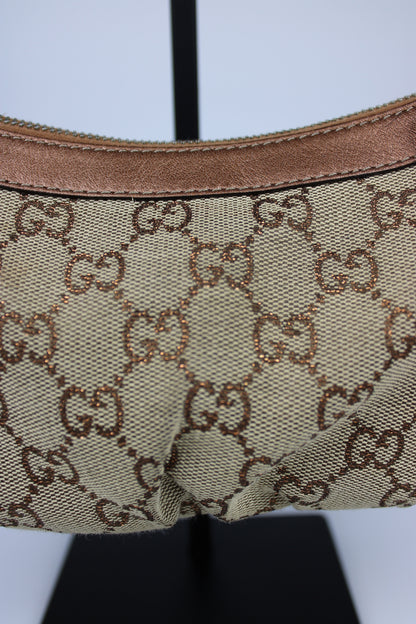 Gucci Monogram Pleated Charmy Pochette