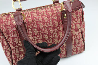 Dior Monogram Trotter Boston Bag 2004