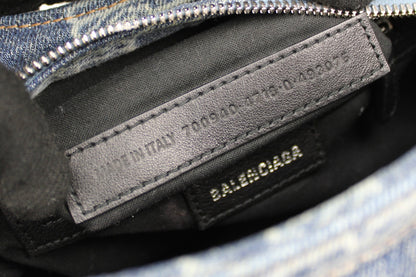 Balenciaga Denim Neo Cagole XS City Bag