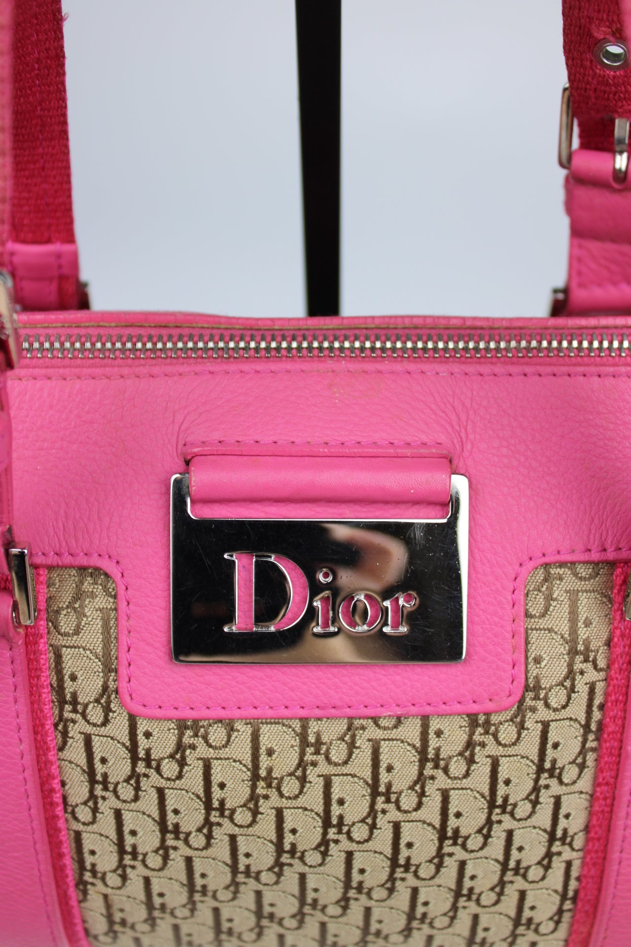 Dior Monogram Columbus Boston Bag 2005