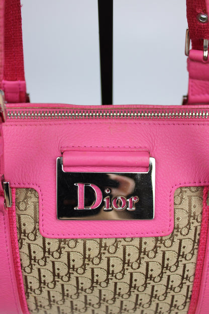 Dior Monogram Columbus Boston Bag 2005