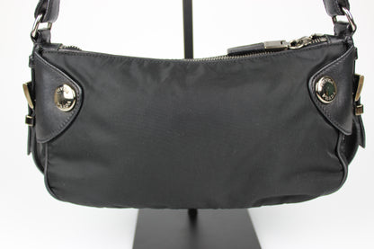Prada Nylon & Leather Shoulder Bag