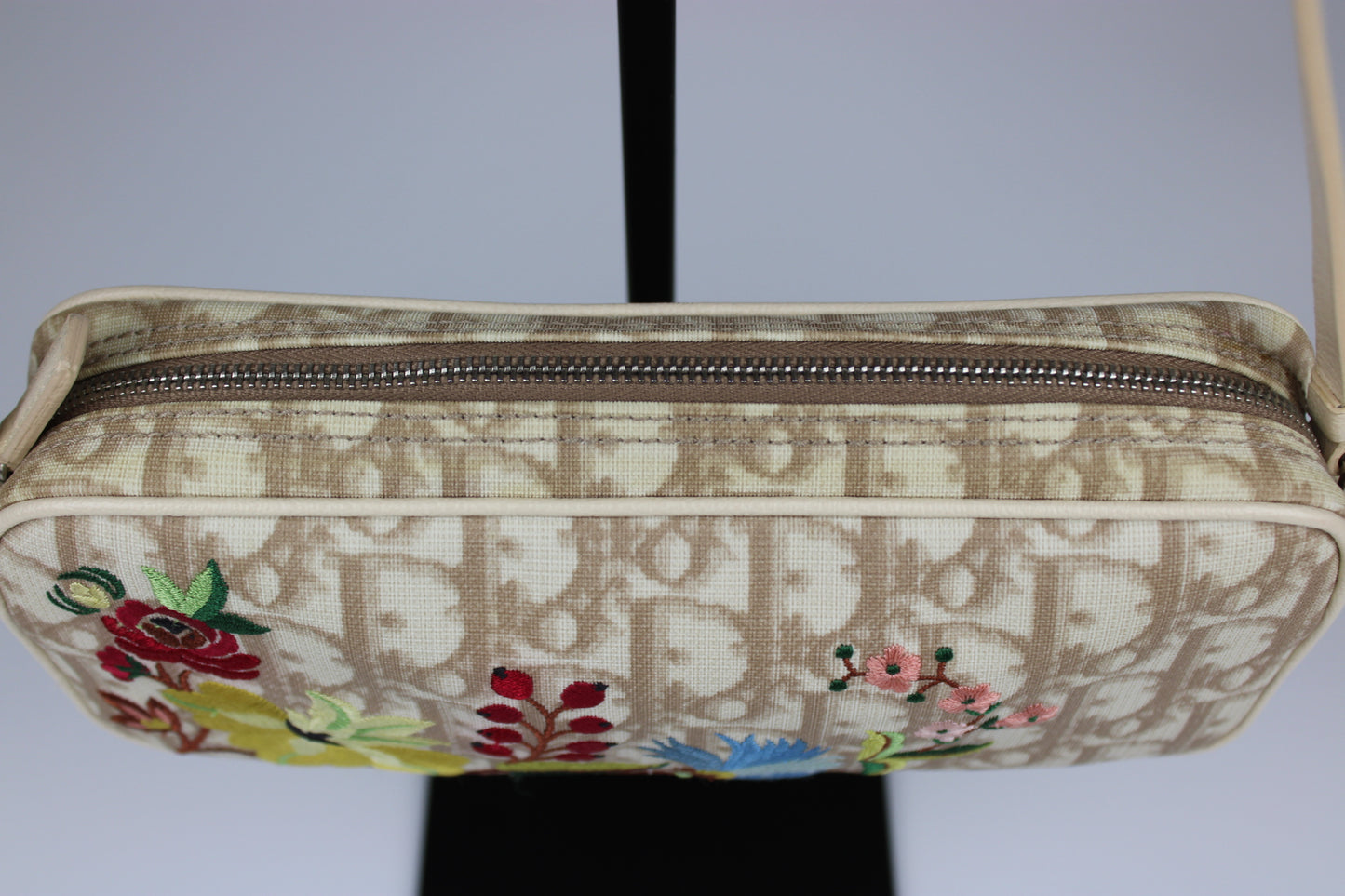 Dior Monogram Embroidered Pochette Bag 2005