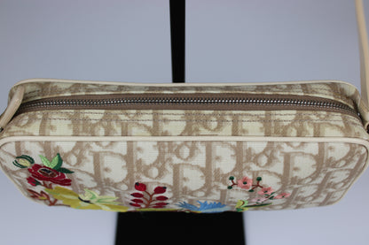 Dior Monogram Embroidered Pochette Bag 2005