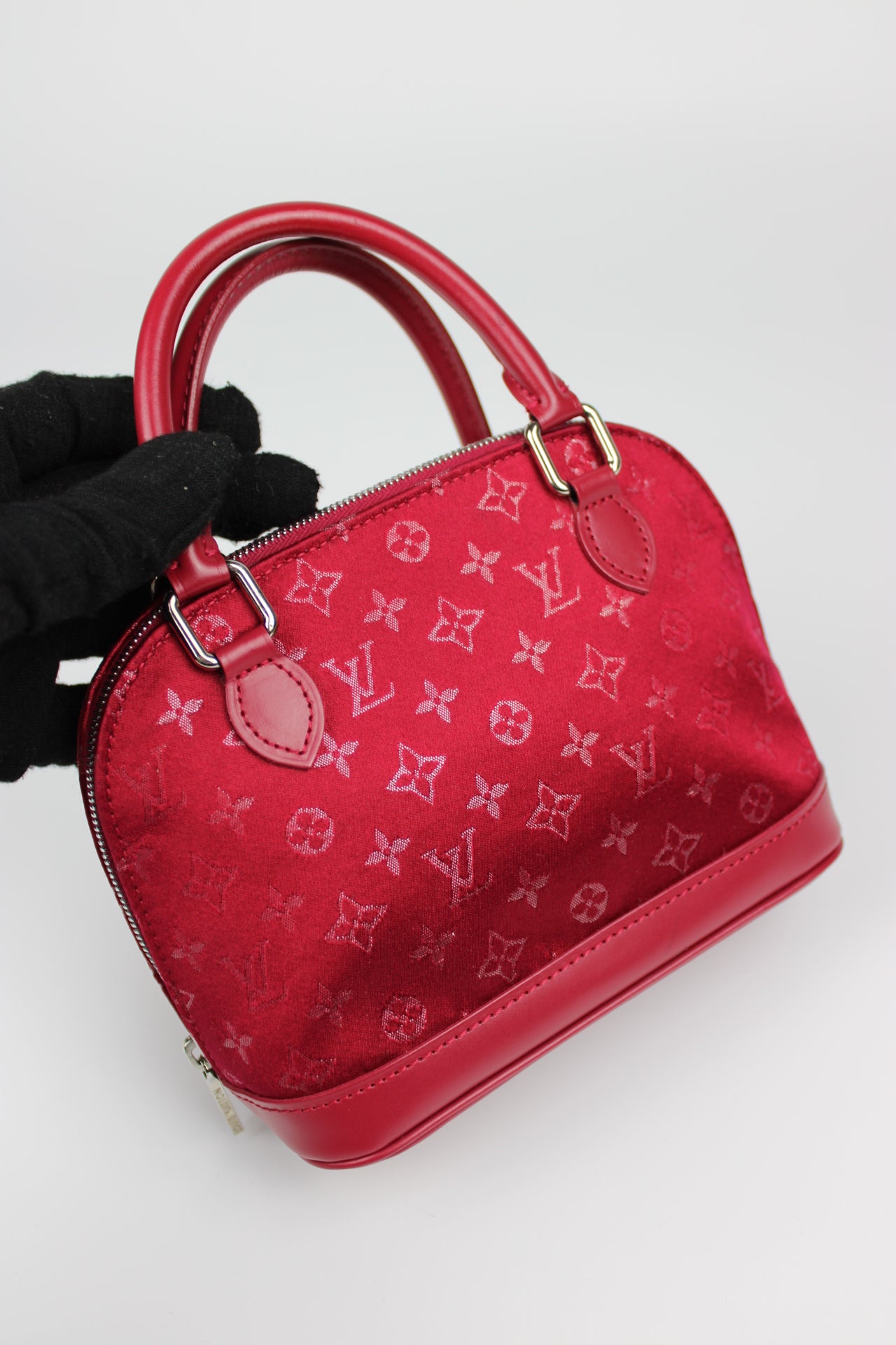 Louis Vuitton Satin Micro Alma Bag 2002