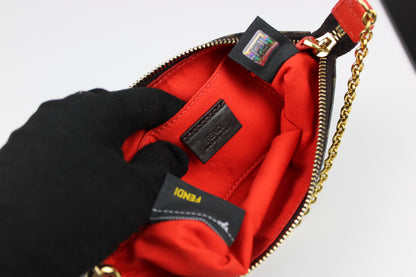 Fendi Zucca Chain Pochette Bag