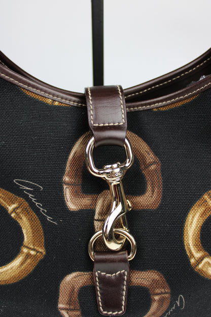 Gucci Horsebit Print Jackie Bag
