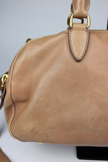 Miu Miu Leather Hobo Bag