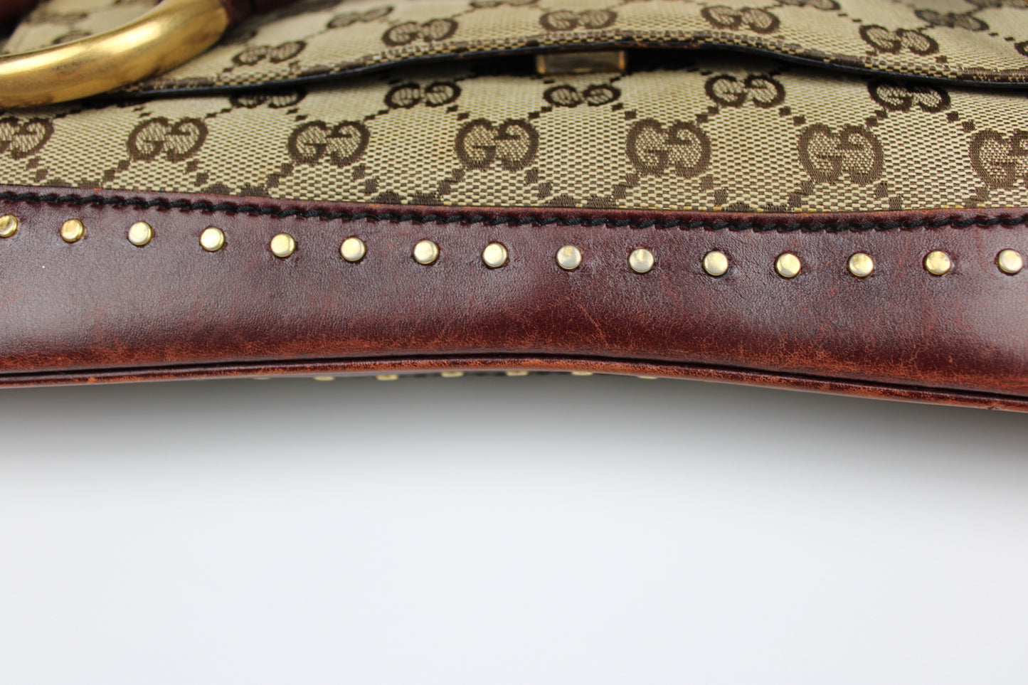 Gucci Tom Ford Monogram Horsebit Bag 2003
