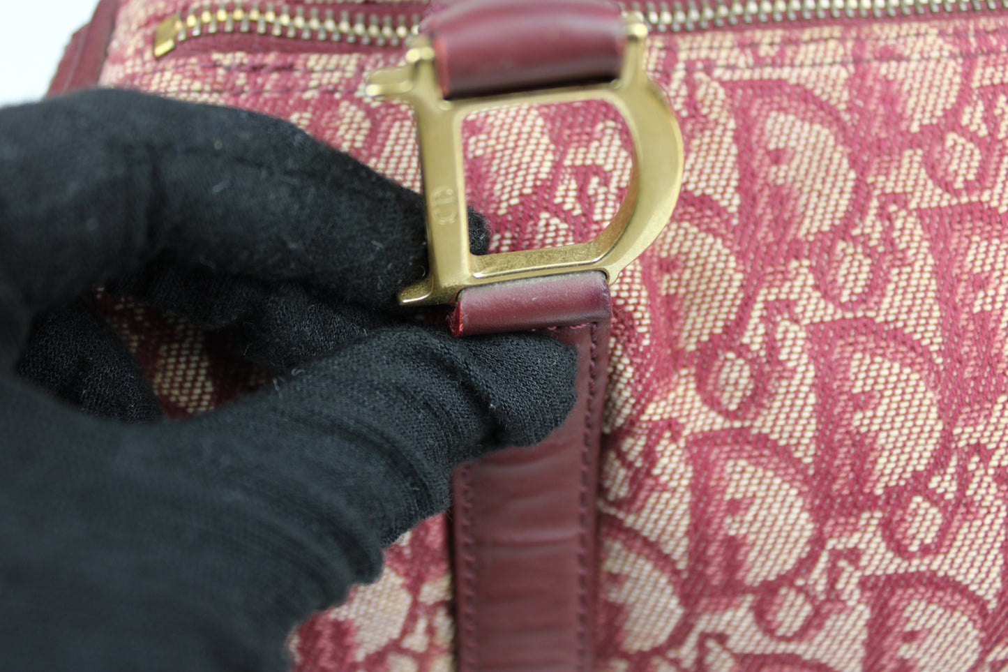 Dior Monogram Trotter Boston Bag 2004