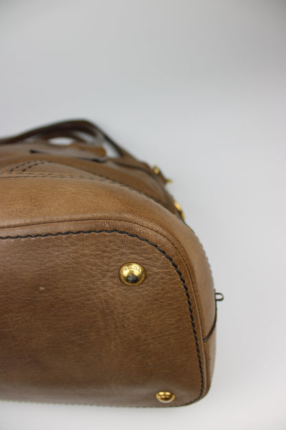 Prada Cervo Bowling Hobo 2-Way Bag