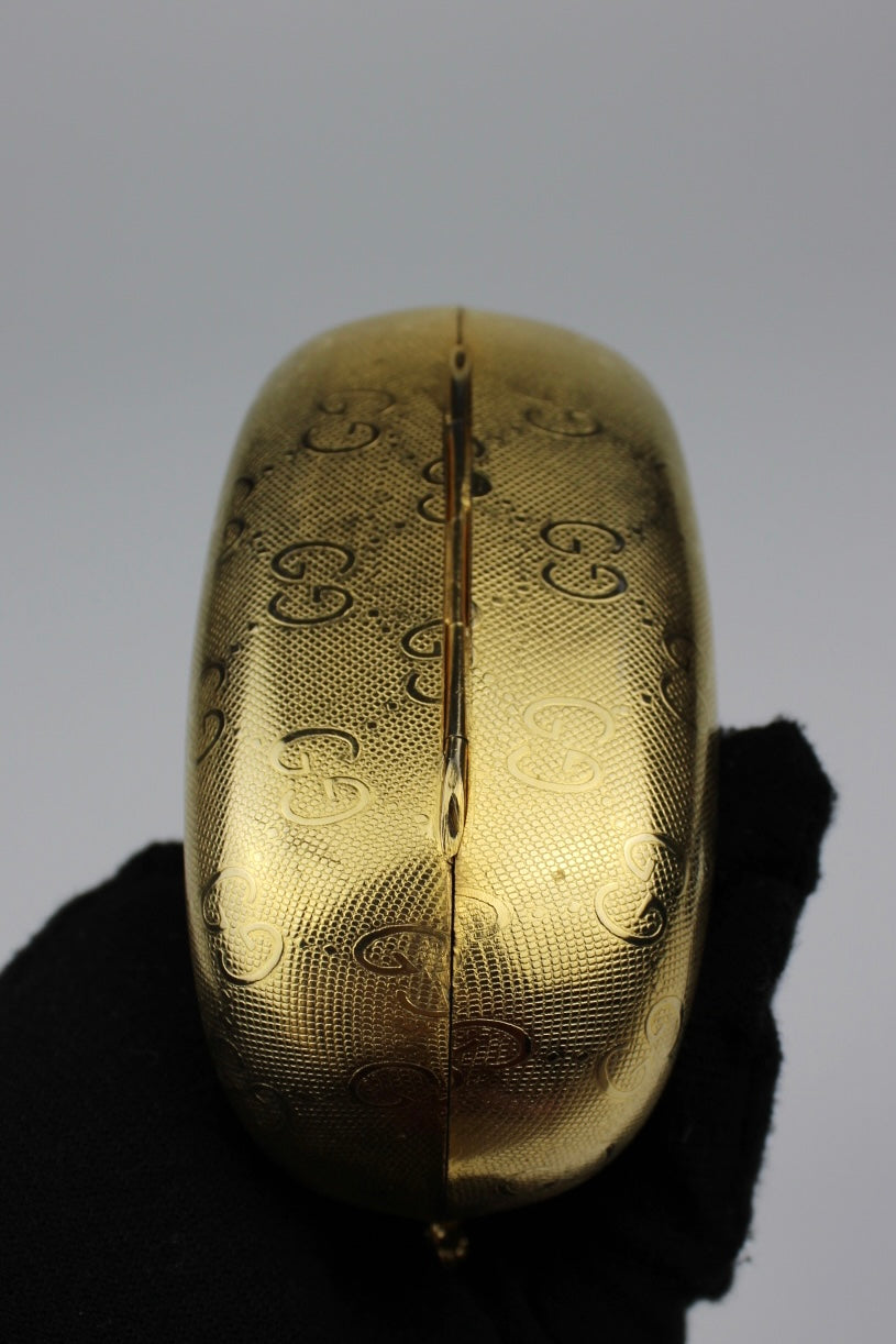 Gucci Monogram Shell Cross Body Micro Bag 1980s