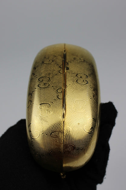 Gucci Monogram Shell Cross Body Micro Bag 1980s