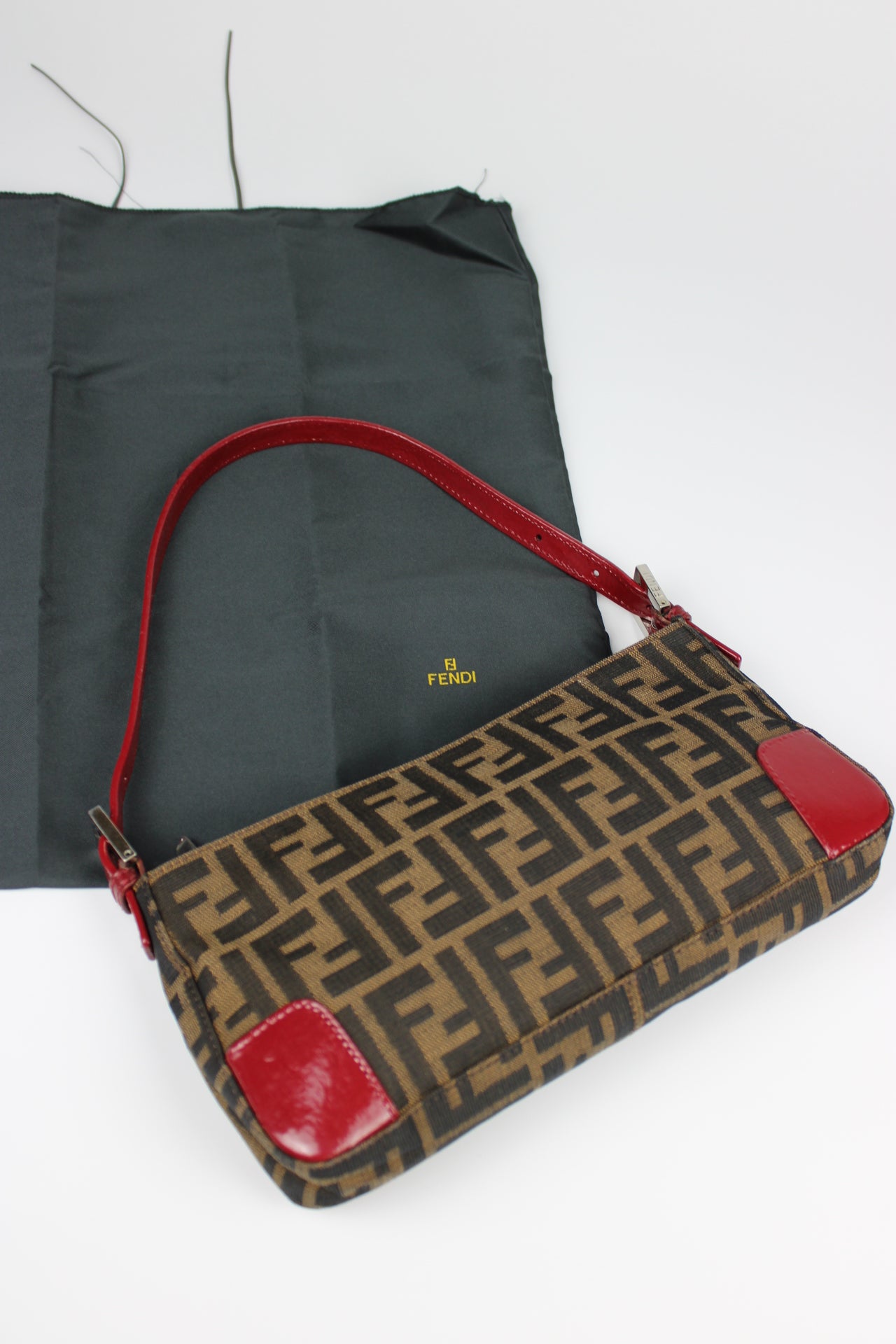 Fendi Zucca Pochette Bag (Restored)