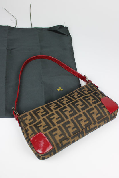 Fendi Zucca Pochette Bag (Restored)