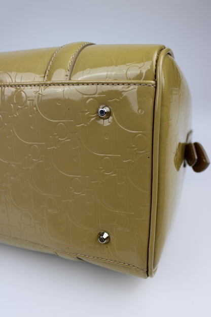 Dior Monogram Patent Boston Bag 2008