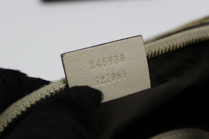 Gucci Monogram Interlocking GG Heart Charm Pochette Bag