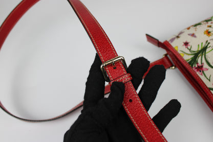 Gucci Floral Charm Cross Body Bag