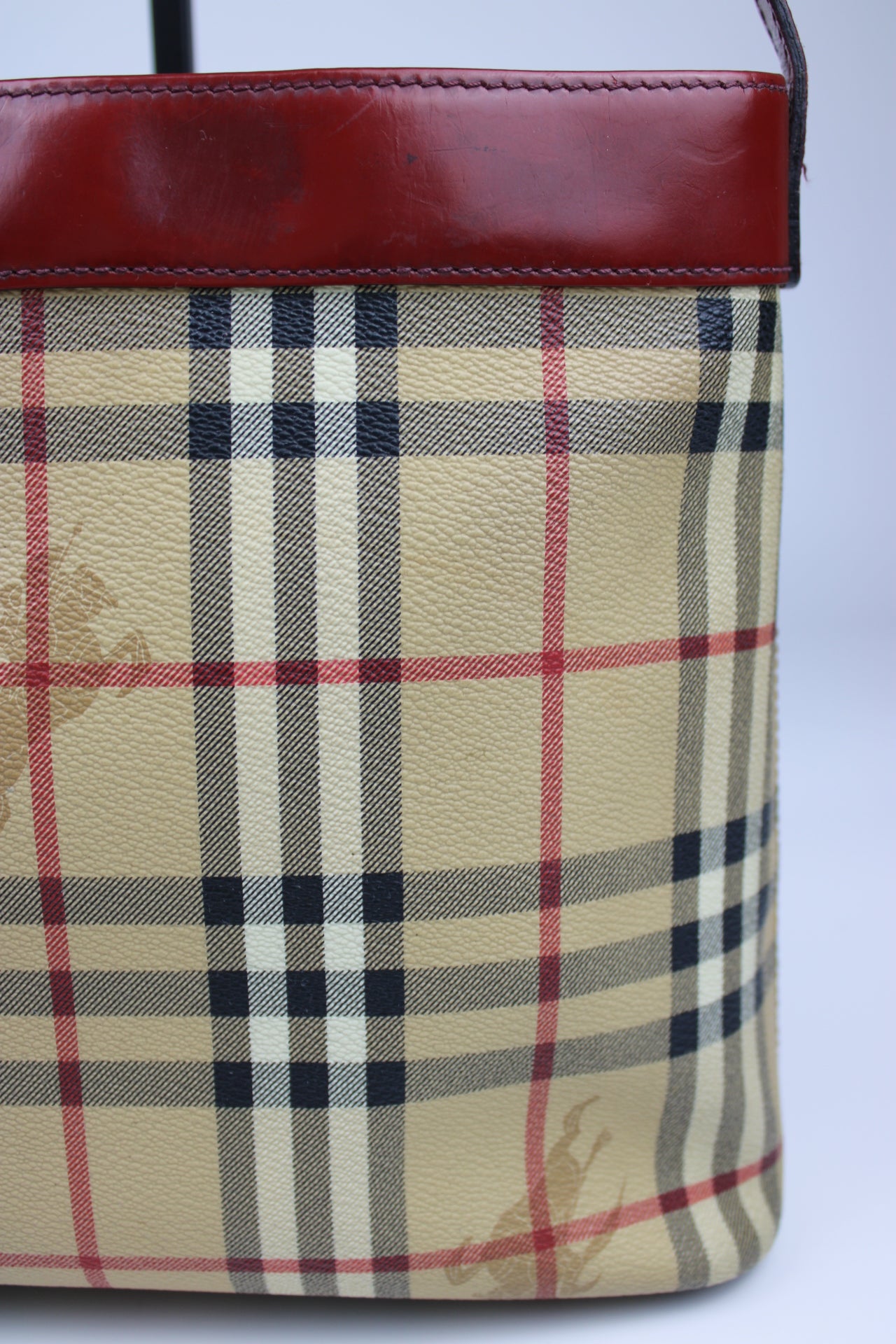 Burberry Haymarket Shoulder Bag 2003