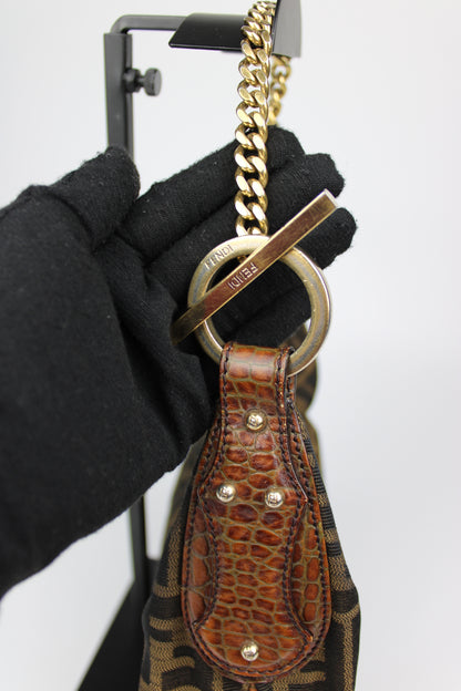 Fendi Zucca Chain Strap Bag
