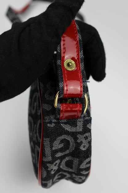 Dolce & Gabbana Monogram Denim Cross Body Bag
