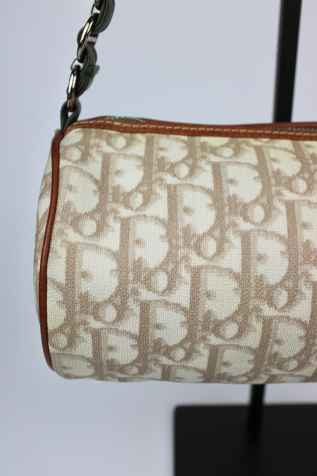 Pre-owned Dior Monogram Romantique Barrel Bag 2007