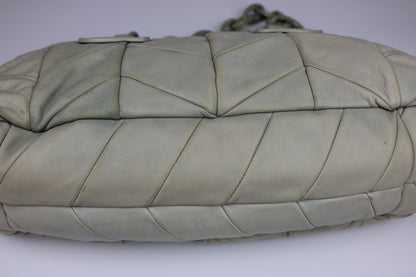 Miu Miu Leather Marbled Strap Shoulder Bag