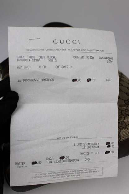Gucci Monogram Shoulder Bag 2002 (With Receipt)