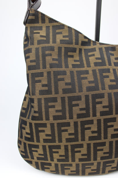 Fendi Zucca Oyster Shoulder Bag