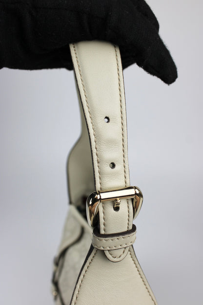Pre-owned Gucci Monogram 85th Anniversary Leather Jackie Bag