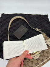 Load image into Gallery viewer, Gucci Monogram Horsebit Shoulder Bag
