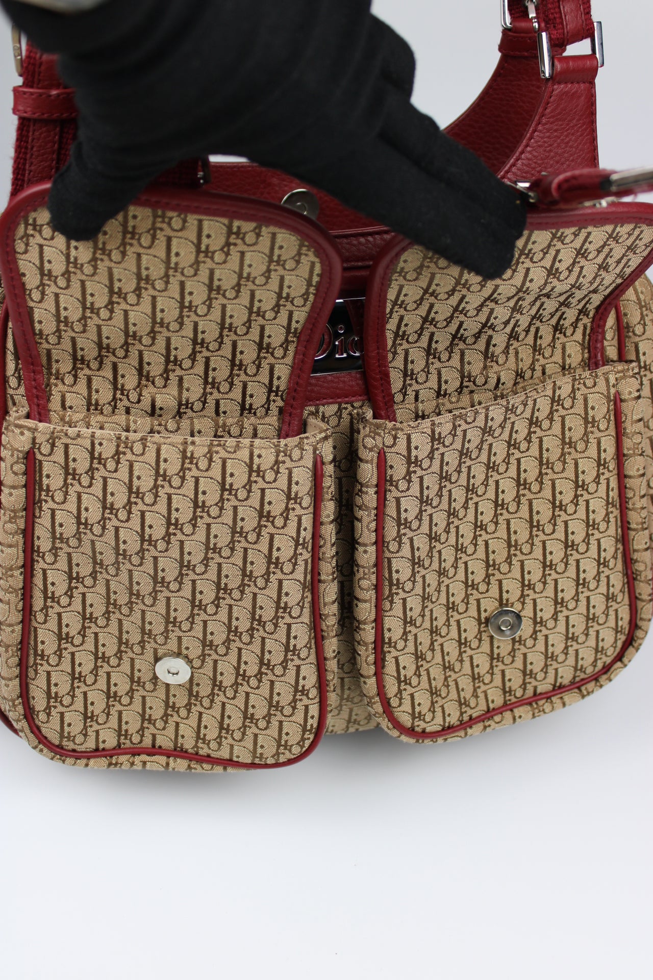 Dior Monogram Columbus Hobo Bag 2006