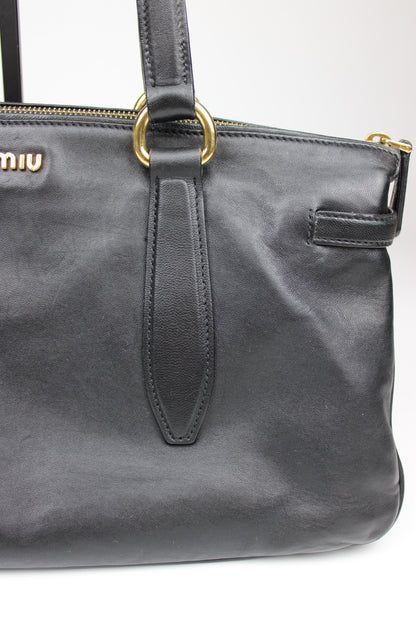 Miu Miu Nappa Leather East/West Shopping Shoulder Bag 2009