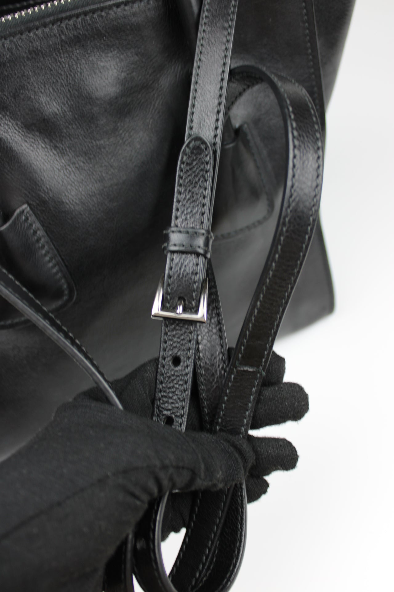 Prada Calfskin Leather Tote 2-Way Bag 2013