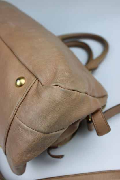 Miu Miu Leather Hobo Bag