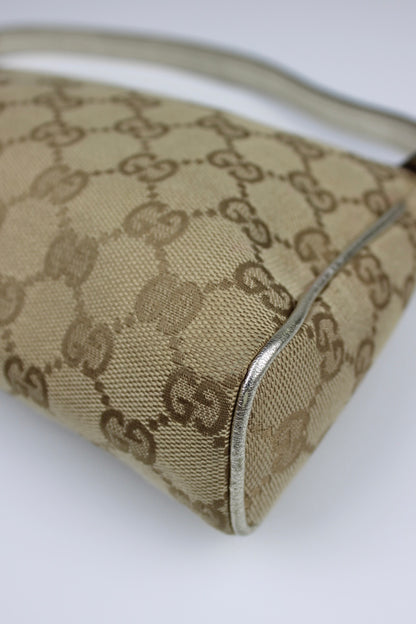 Gucci Monogram D-Ring Pochette Bag