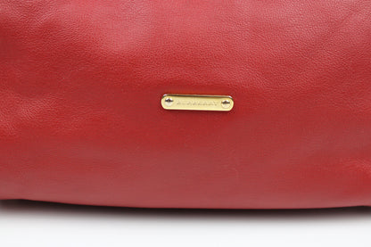 Burberry Leather Canterbury Tote Bag Red