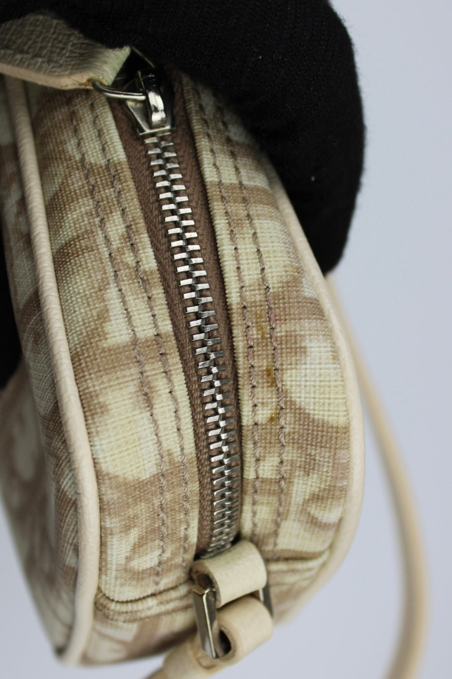 Dior Monogram Embroidered Pochette Bag 2005
