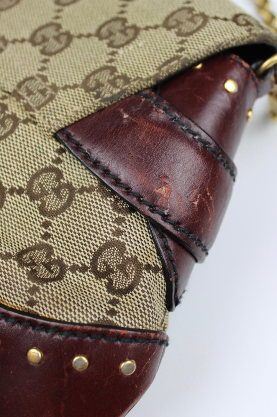 Gucci Tom Ford Monogram Horsebit Bag 2003