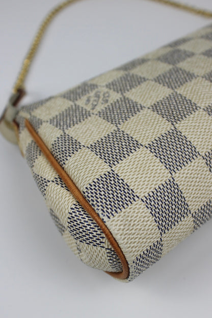 Louis Vuitton Damier Azur Eva Pochette Bag 2012