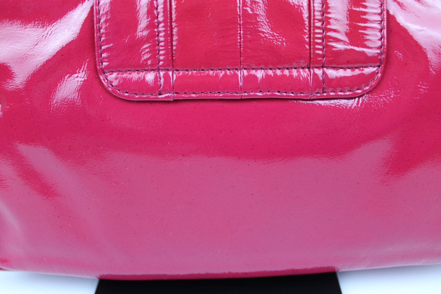 Yves Saint Laurent La Parisienne Patent O-Ring Strap Bag 2005