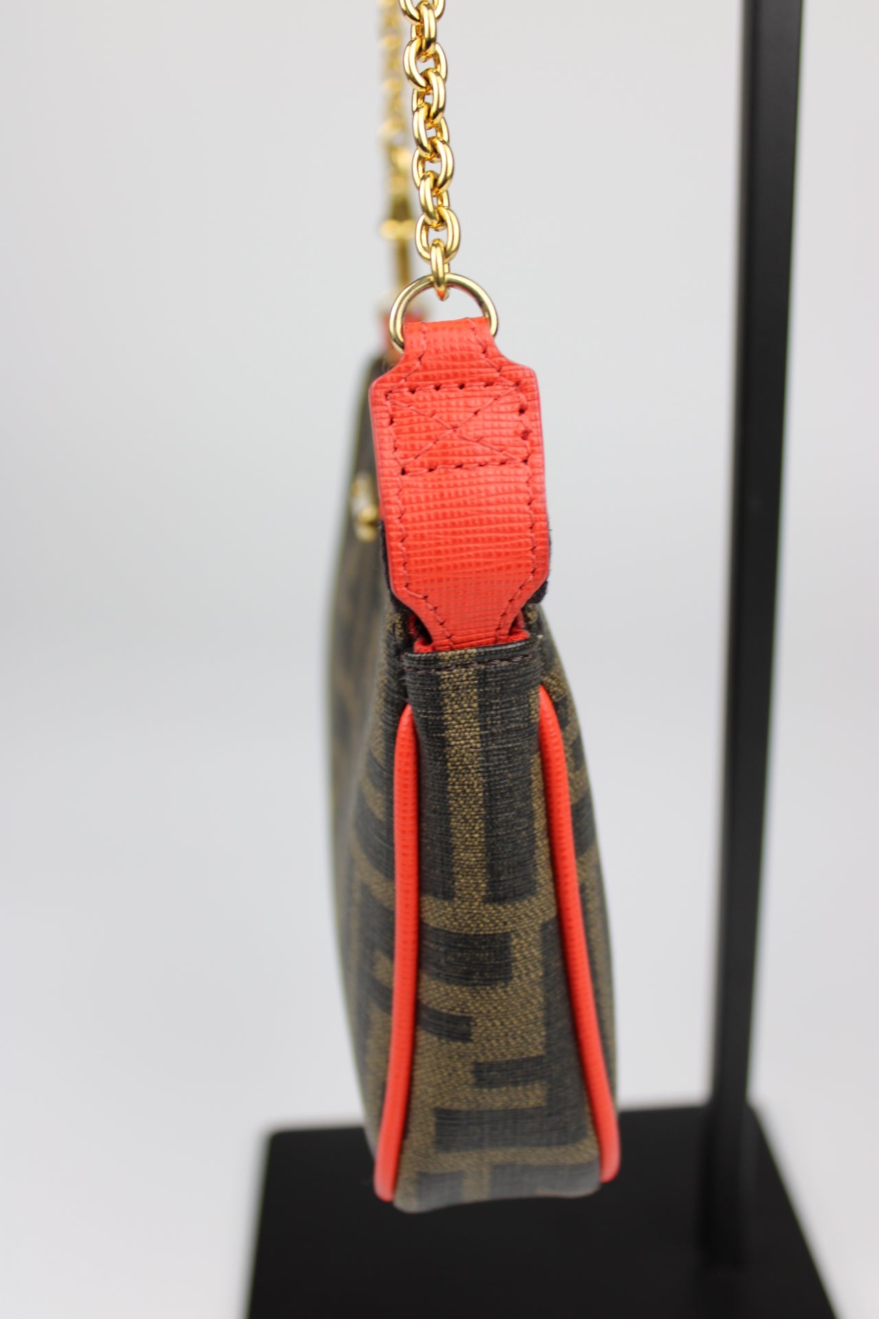 Fendi Zucca Chain Pochette Bag