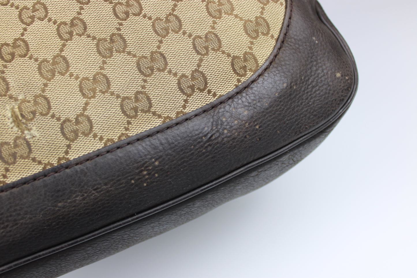 Gucci Monogram Hobo Jackie Bag