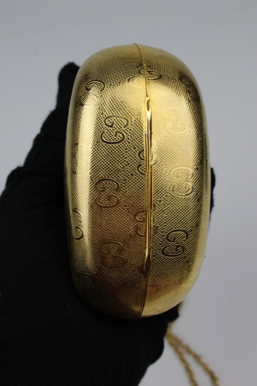 Gucci Monogram Shell Cross Body Micro Bag 1980s