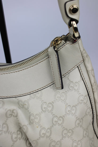 Gucci Monogram Abbey Leather Bag