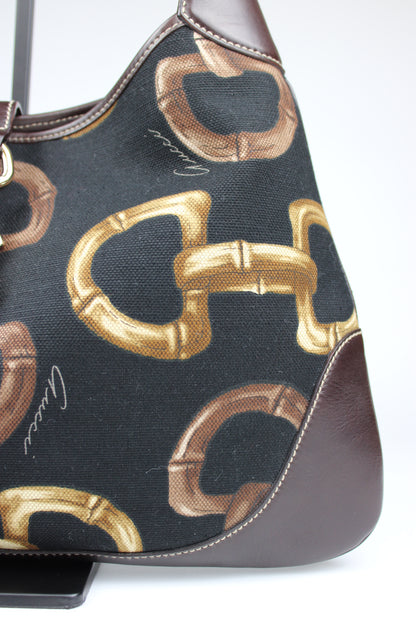 Gucci Horsebit Print Jackie Bag