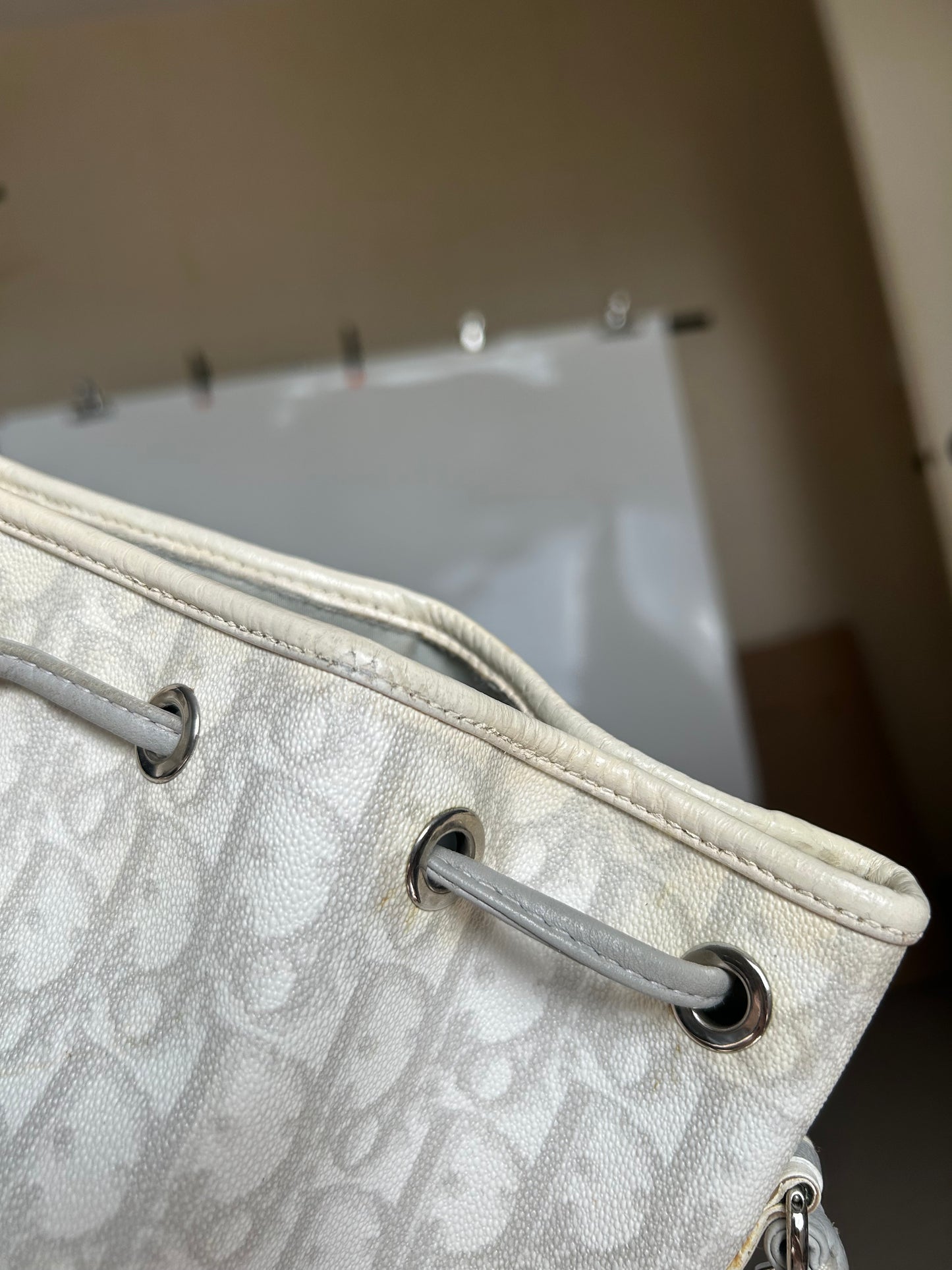 Dior Monogram Romantique Mini Bucket Bag 2007