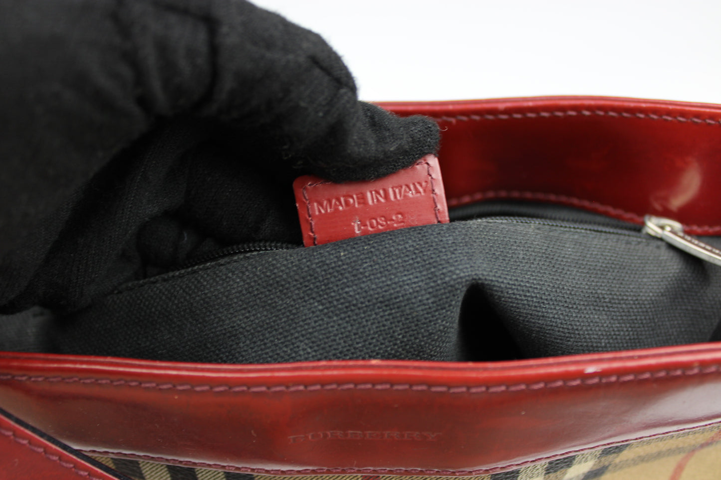 Burberry Haymarket Shoulder Bag 2003