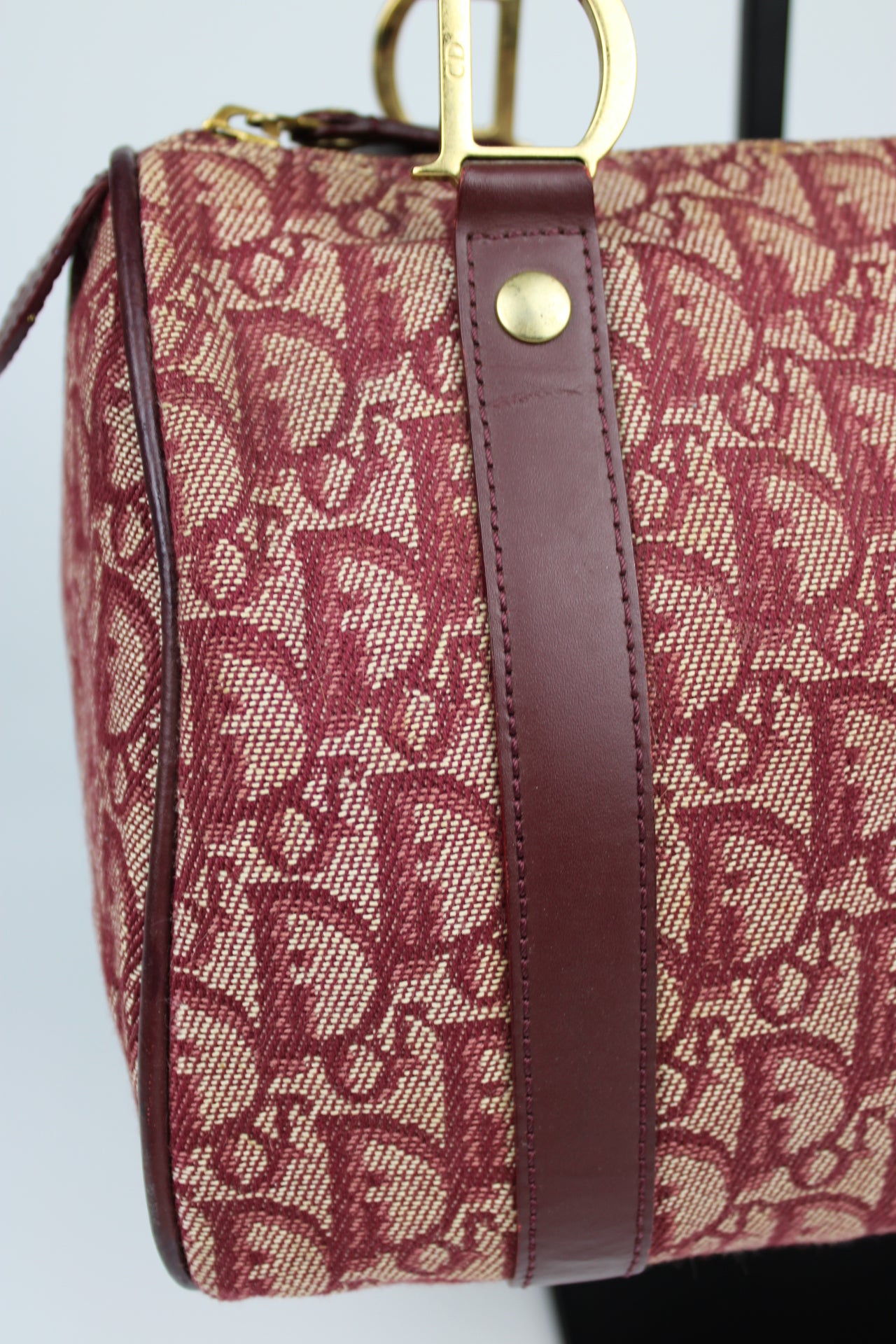 Dior Monogram Trotter Boston Bag 2004